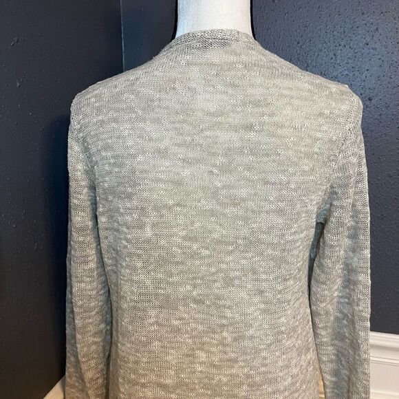 Eileen Fisher Linen Long Cardigan Duster - Picture 6 of 8